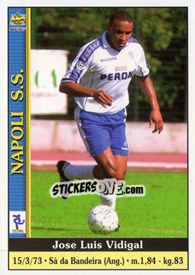 Sticker Jose Luis Vidigal - Calcio 2000-2001 - Mundicromo