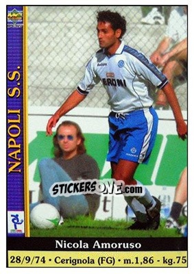 Figurina Nicola Amoruso - Calcio 2000-2001 - Mundicromo