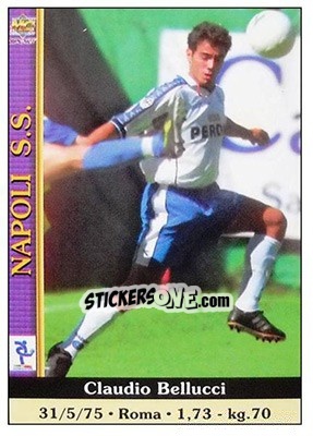 Sticker Claudio Bellucci - Calcio 2000-2001 n. 262 - Mundicromo