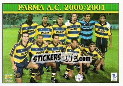 Sticker Parma A.C. - Calcio 2000-2001 - Mundicromo