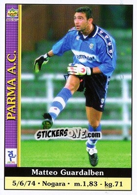 Sticker Matteo Guardalben - Calcio 2000-2001 - Mundicromo
