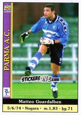 Sticker Matteo Guardalben - Calcio 2000-2001 n. 267 - Mundicromo