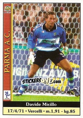 Cromo Davide Micillo - Calcio 2000-2001 - Mundicromo