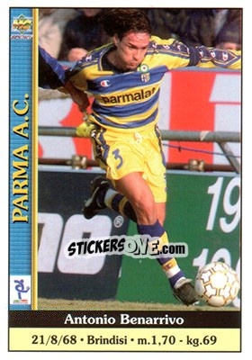 Sticker Antonio Benarrivo - Calcio 2000-2001 n. 269 - Mundicromo