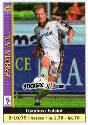 Sticker Gianluca Falsini - Calcio 2000-2001 n. 271 - Mundicromo