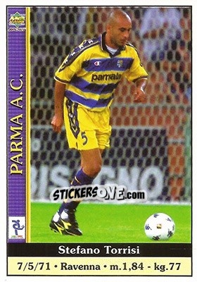 Sticker Stefano Torrisi - Calcio 2000-2001 n. 274 - Mundicromo