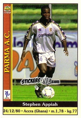 Sticker Stephen Appiah - Calcio 2000-2001 n. 276 - Mundicromo