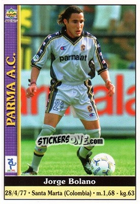 Sticker Jorge Bolano - Calcio 2000-2001 - Mundicromo