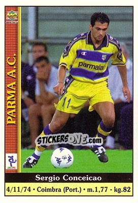 Sticker Sergio Conceicao - Calcio 2000-2001 n. 280 - Mundicromo