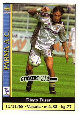 Sticker Diego Fuser - Calcio 2000-2001 n. 281 - Mundicromo