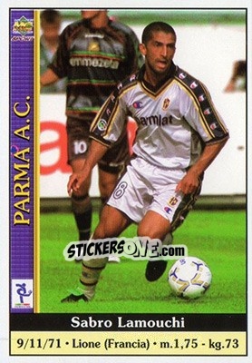 Sticker Sabro Lamouchi - Calcio 2000-2001 - Mundicromo