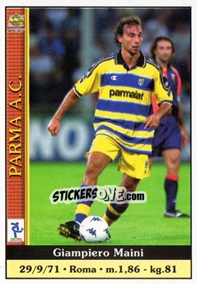 Sticker Giampiero Maini - Calcio 2000-2001 - Mundicromo