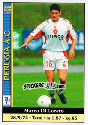 Sticker Marco Di Loreto - Calcio 2000-2001 - Mundicromo