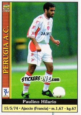 Sticker Paulino Hilario - Calcio 2000-2001 - Mundicromo