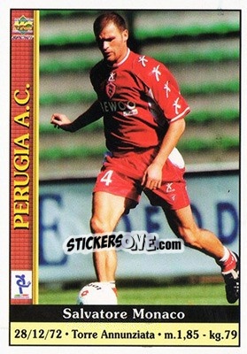 Figurina Salvatore Monaco - Calcio 2000-2001 - Mundicromo