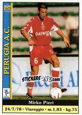 Figurina Mirko Pieri - Calcio 2000-2001 - Mundicromo