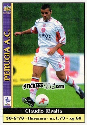 Sticker Claudio Rivalta - Calcio 2000-2001 n. 299 - Mundicromo