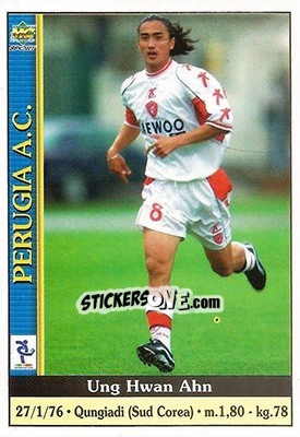 Sticker Ung Hwan Ahn - Calcio 2000-2001 n. 302 - Mundicromo
