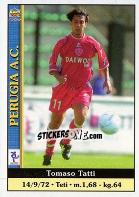 Sticker Tomaso Tatti - Calcio 2000-2001 - Mundicromo