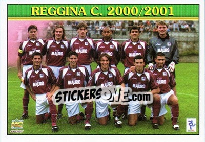 Figurina Reggina C. - Calcio 2000-2001 - Mundicromo