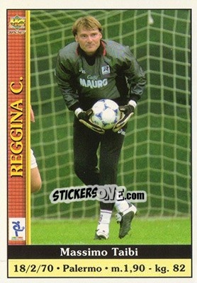 Sticker Massimo Taibi - Calcio 2000-2001 n. 314 - Mundicromo