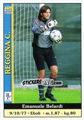 Sticker Emanuele Belardi - Calcio 2000-2001 n. 315 - Mundicromo