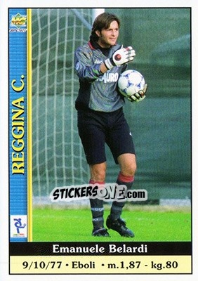 Sticker Emanuele Belardi - Calcio 2000-2001 - Mundicromo