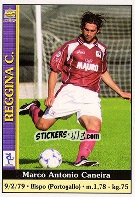 Sticker Marco Antonio Caneira - Calcio 2000-2001 n. 316 - Mundicromo