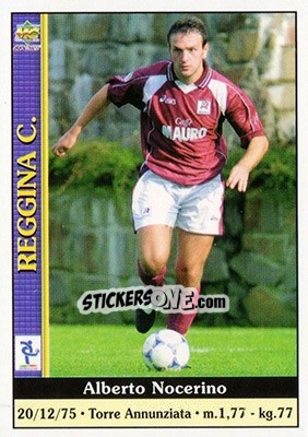 Sticker Alberto Nocerino - Calcio 2000-2001 n. 328 - Mundicromo