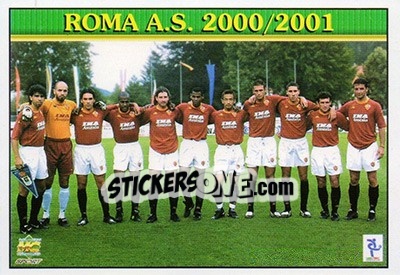 Figurina Roma A.S. - Calcio 2000-2001 - Mundicromo