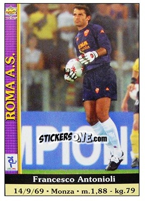 Sticker Francesco Antonioli - Calcio 2000-2001 n. 338 - Mundicromo