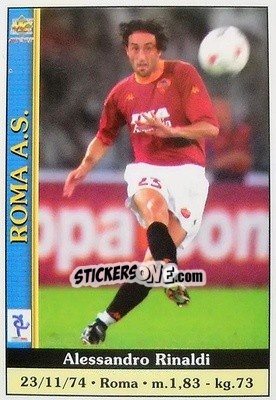 Sticker Alessandro Rinaldi - Calcio 2000-2001 - Mundicromo