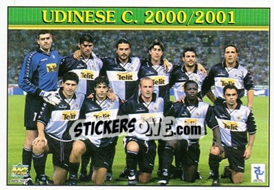 Figurina Udinese C. - Calcio 2000-2001 - Mundicromo