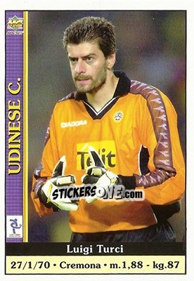 Sticker Luigi Turci - Calcio 2000-2001 n. 362 - Mundicromo