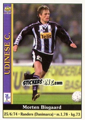 Sticker Morten Bisgaard - Calcio 2000-2001 n. 366 - Mundicromo
