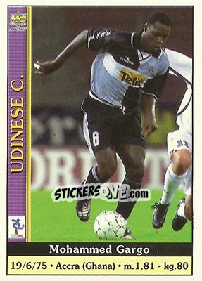 Sticker Mohammed Gargo - Calcio 2000-2001 - Mundicromo