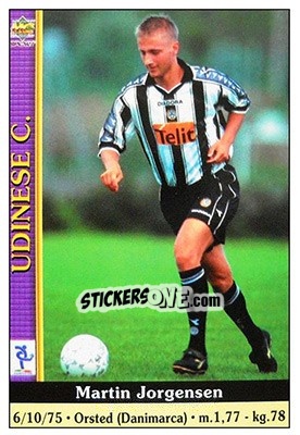Sticker Martin Jorgensen - Calcio 2000-2001 - Mundicromo