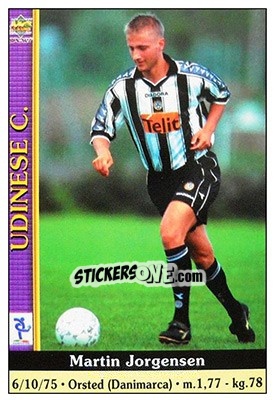 Cromo Martin Jorgensen - Calcio 2000-2001 - Mundicromo