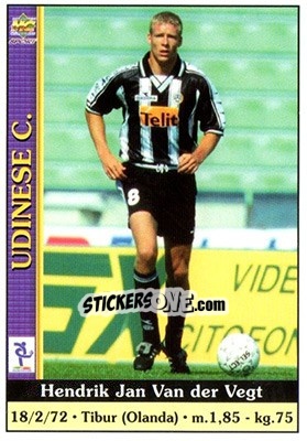 Sticker Hendrik Jan Van der Vegt - Calcio 2000-2001 n. 378 - Mundicromo