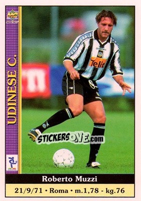 Sticker Roberto Muzzi - Calcio 2000-2001 n. 383 - Mundicromo