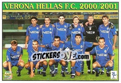 Figurina Verona Hellas F.C. - Calcio 2000-2001 - Mundicromo