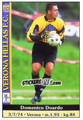 Sticker Domenico Doardo - Calcio 2000-2001 - Mundicromo