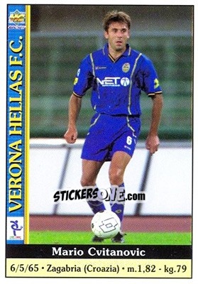 Sticker Mario Cvitanovic - Calcio 2000-2001 n. 390 - Mundicromo