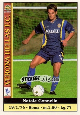 Sticker Natale Gonnella - Calcio 2000-2001 - Mundicromo