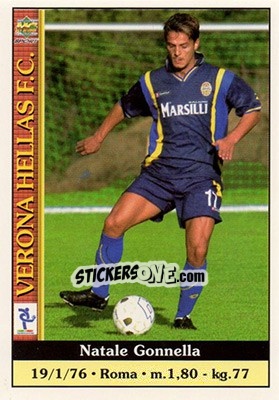 Sticker Natale Gonnella - Calcio 2000-2001 n. 393 - Mundicromo