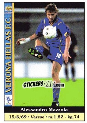 Figurina Alessandro Mazzola - Calcio 2000-2001 - Mundicromo