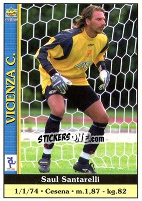Cromo Saul Santarelli - Calcio 2000-2001 n. 411 - Mundicromo