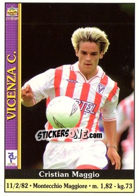 Sticker Cristian Maggio - Calcio 2000-2001 - Mundicromo
