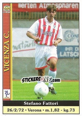 Sticker Stefano Fattori - Calcio 2000-2001 - Mundicromo