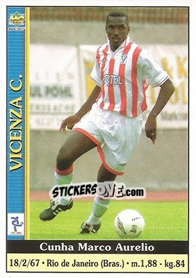 Sticker Cunha Marco Aurelio - Calcio 2000-2001 - Mundicromo